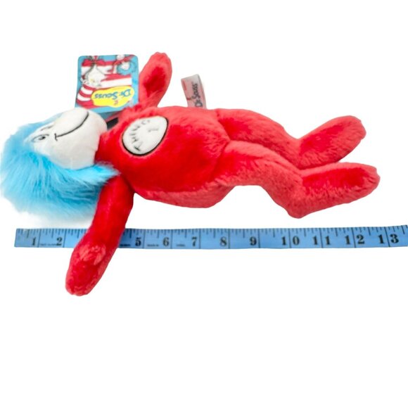 Dr. Seuss Thing 1 Plush Doll By Aurora 13" Washable Surface NWT - Picture 8 of 8